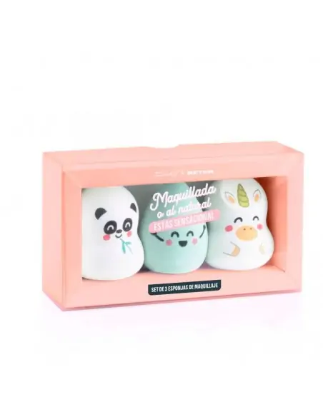 Mr. Wonderful set de 3 esponjas maquillaje