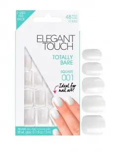 TOTALLY BARE SQUARE 001 ELEGANT TOUCH Uñas