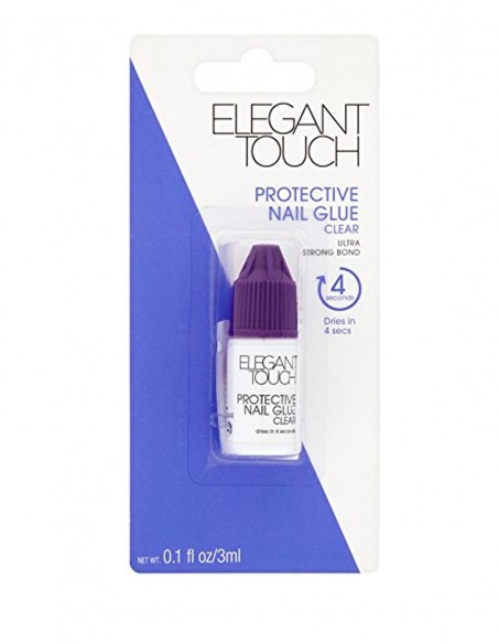 PROTECTIVE NAIL GLUE 5 SECONDS ELEGANT TOUCH Uñas