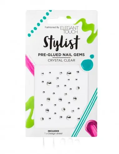 STYLIST PRE-GLUED DIAMONDS-Uñas postizas