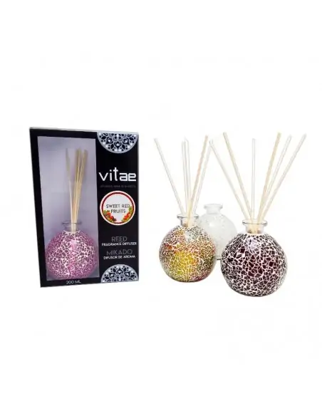 VITAE PACK MIKADO 200 SWEET RED+BOTELLA REDONDA