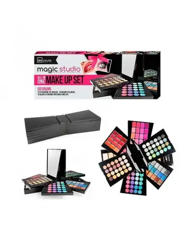 COLOR MAGIC STUDIO 132 COLORS MAKE UP SET "NEW DESIGN"-Paletas y estuches