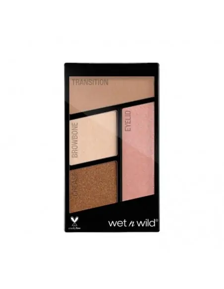 EYESHADOW COLOR ICON QUADS. WALKING ON EGGSHELLS E340B WET N