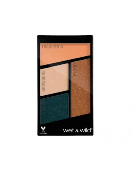 EYESHADOW COLOR ICON QUADS. HOOKED ON VINYL E343B WET N WILD