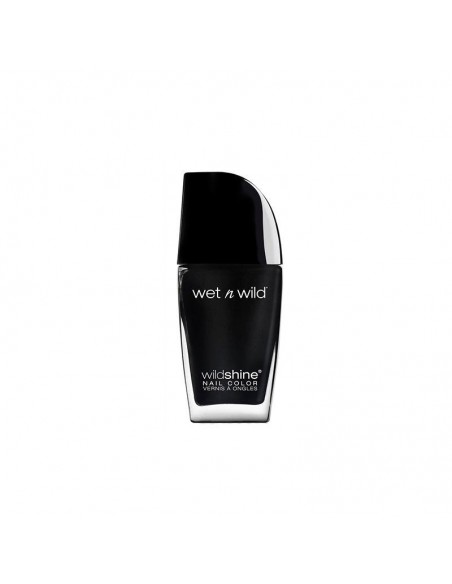 LACA DE UÑAS WILD SHINE. BLACK CREME