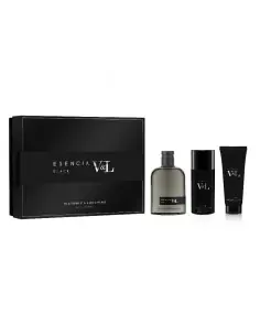 ESENCIA BLACK MAN EDT 100 ML VAP+DEO 150 ML+ GEL 75 ML VICTORIO