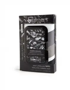 25 TOALLAS DESMAQUILLANTES EXFOLIANTES CHARCOAL IDC Institute