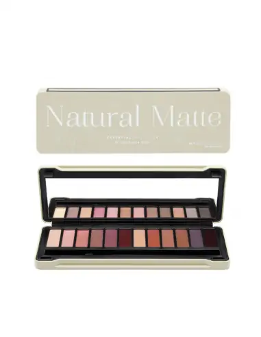 COLOR 12 EYESHADOW NATURAL MATTE PALETTE-Paletes i estoigs de maquillatge