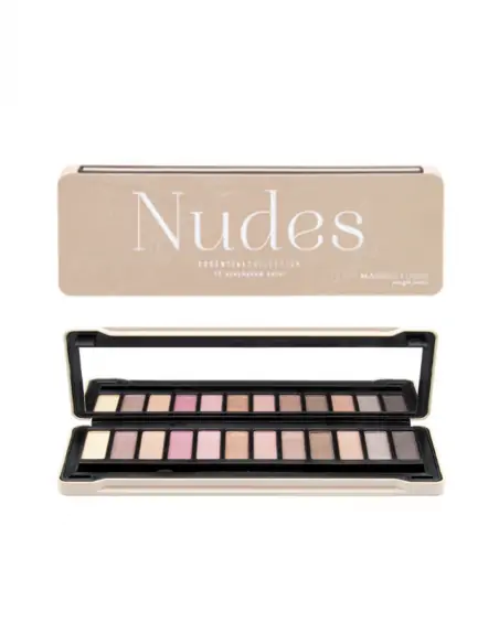 COLOR 12 EYESHADOW NUDES PALETTE IDC Institute Maquillaje