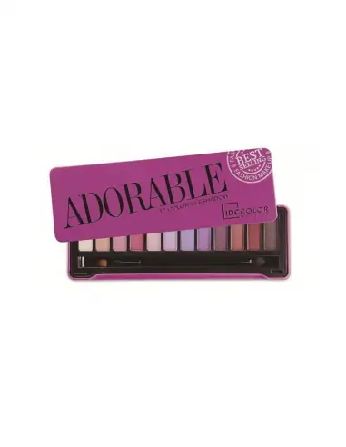 COLOR 12 ADORABLE EYESHADOW-Paletas y estuches