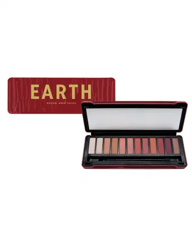 COLOR 12 EYESHADOW EARTH PALETTE-Paletes i estoigs de maquillatge