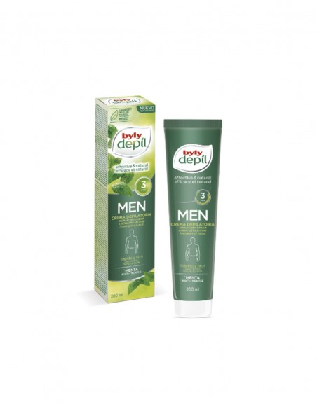 Crema depilatoria masculina BYLY Cuerpo y baño