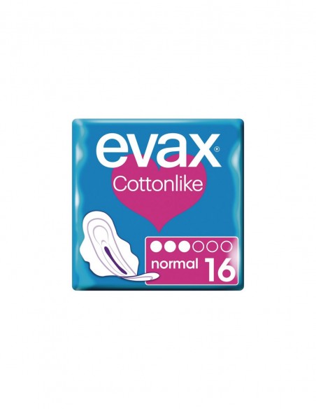 EVAX COTTONLIKE ALAS NORMAL 16 UD | Perfumeriasgotta.com