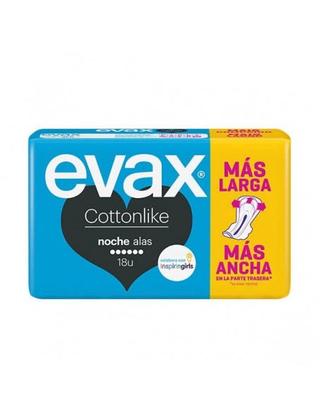 COTTONLIKE ALAS NOCHE 18 UD EVAX Cuerpo y baño