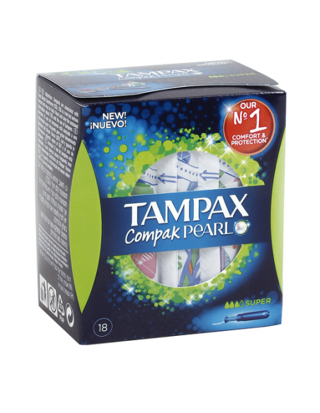 PEARL COMPAK SUPER 18 UD TAMPAX Cuerpo y baño