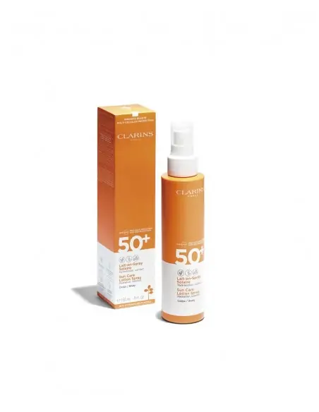 Leche Solar Hidratante en Spray SPF50 CLARINS Solares