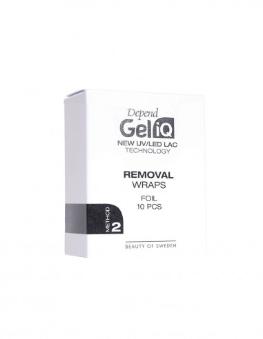 Banda Para Quitaesmaltes Gel IQ Removal Wraps