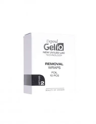 Banda Para Quitaesmaltes Gel IQ Removal Wraps-Dissolvents d'esmalt