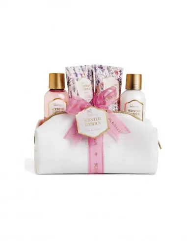 Set Baño Scented Garden Cosmetic Bag 4 Piezas-ESTUCHES DE BAÑO