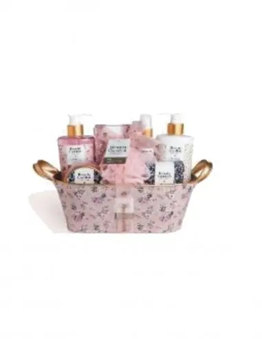 Set Baño Beauty Garden Basket 7 Piezas-Estoigs de bany