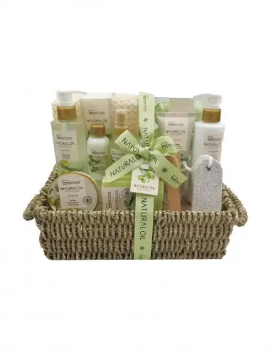 Set Baño Natural Oil Basket 12 Piezas-Estoigs de bany