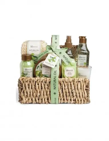 Set Baño Natural Oil Basket 8 Piezas-Estoigs de bany