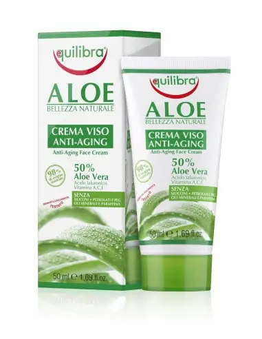 Crema Facial Antiedad de Aloe-Antiarrugas y Antiedad