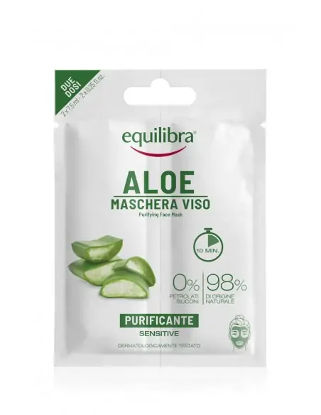 Mascarilla Facial Aloe Purifying EQUILIBRA Tratamiento