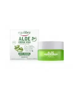 Crema Facial Antiarrugas de Aloe EQUILIBRA Tratamiento