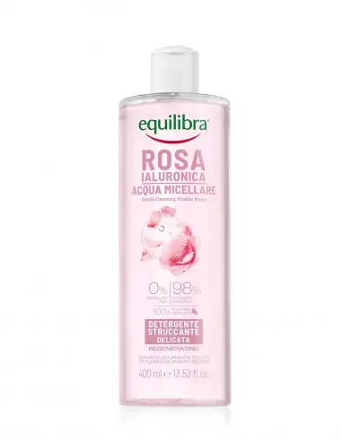 Agua Micelar Suave de Rosa Hialurónica-Desmaquillante