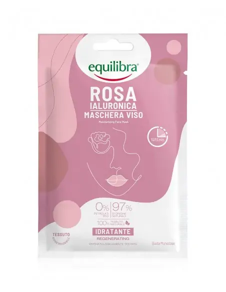 Mascarilla Facial Hidratante Rosa Hialurónica