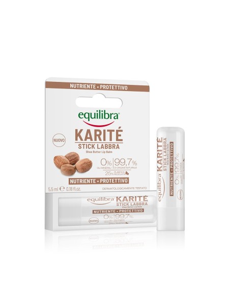 EQUILIBRA Shea Butter Nourishing Balsamo Labial | Perfumeriasgotta.com