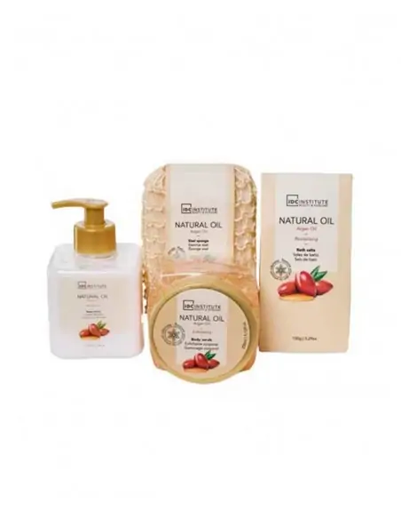 Set Baño Natural Oil 4 Piezas IDC Institute Cuerpo y baño