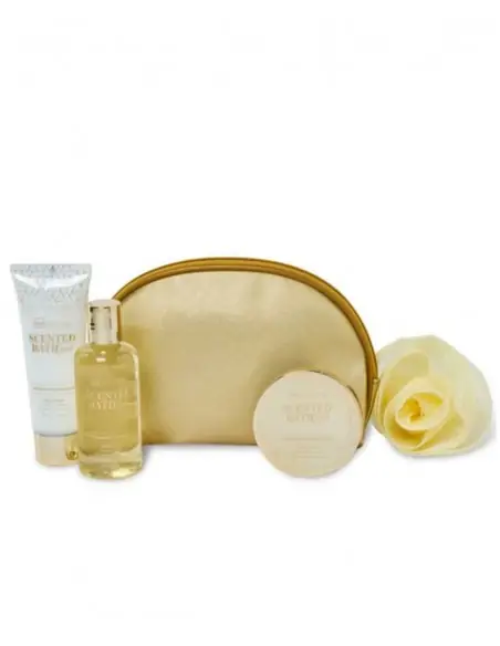 Set baño Scented gold 3 piezas IDC Institute Cuerpo y baño