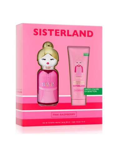 Sisterland Pink Raspberry EDT 80 ml + Body Lotion 75 ml Estuche