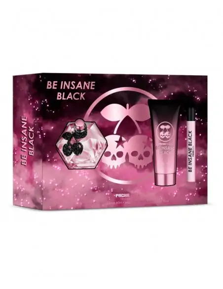 Insane Black Her EDT 80ml + Body Lotion 75ml + Perfumador 10ml