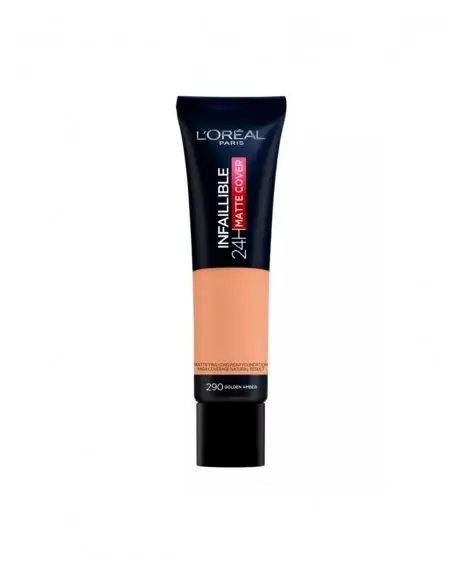 MAQUILLAJE INFALIBLE 24H FLUIDO MATTE COVER L'ORÉAL Rostro