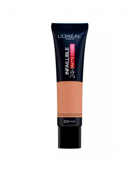 MAQUILLAJE INFALIBLE 24H FLUIDO MATTE COVER L'ORÉAL Rostro