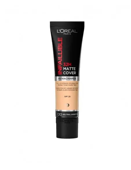 MAQUILLAJE INFALIBLE 24H FLUIDO MATTE COVER L'ORÉAL Rostro