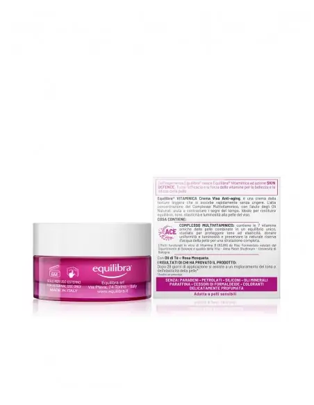 Vitaminica Crema Facial Anti-Aging EQUILIBRA Antiarrugas y