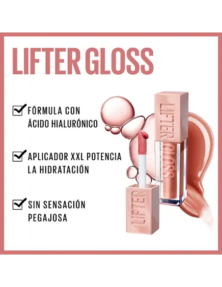 LIFTER GLOSS - Rellenador con hyaluron- MAYBELLINE Labios