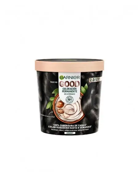 GOOD Tinte Capilar Permanente 2.0 Truffle Soft Black GARNIER