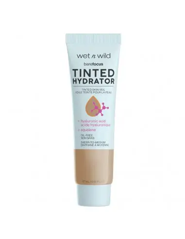 Tinted Hydrator Bare Focus Base de Maquillaje Medium-Cremas BB y CC