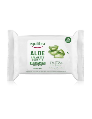 EQUILIBRA Toallitas Desmaquillantes de Aloe Vera | Perfumeriasgotta...