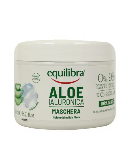 Cabello Aloe Hyaluronic Dermo Mask EQUILIBRA Acondicionadores y