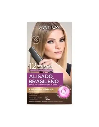 Kit alisado brasileño cabello claro. Vegano-Tratamientos específicos