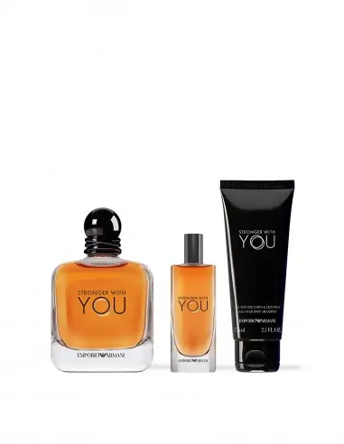 Estuche Emporio Armani Stronger With You EDT-Estuches de hombre