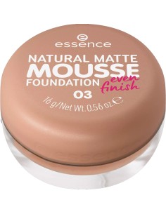 Base en Mousse Natural Matte Mousse Foundation 03 ESSENCE Rostro 2