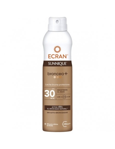 Protector solar. Bruma leche protectora broncea+ SPF30 AFTERSUN