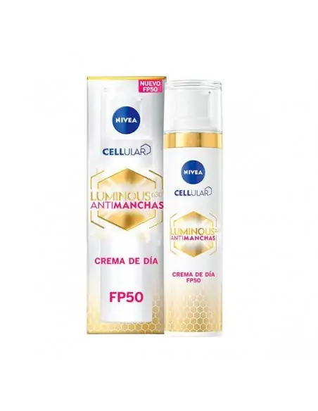 Crema facial anti manchas Celular luminous día SPF50 NIVEA